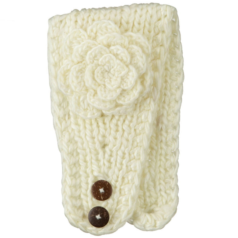 Large Rose Accent Woman's Head Band