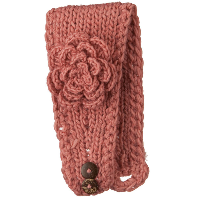 Large Rose Accent Woman's Head Band