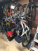 Blackstone Wall Mounted Bike Storage Rack | 4 Bikes | Black by StoreYourBoard