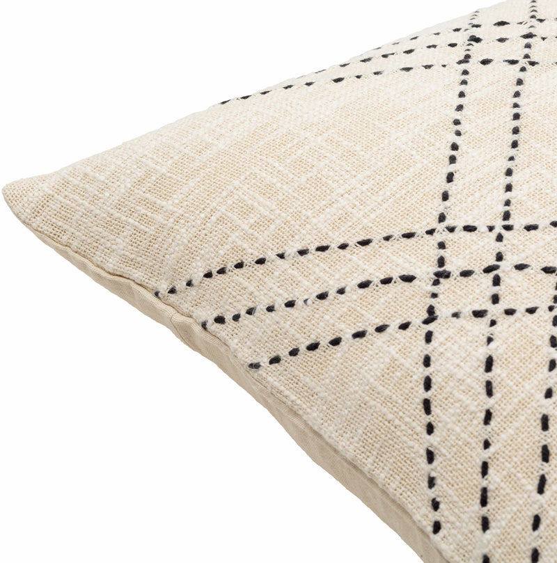 Rafi Cream Accent Pillow