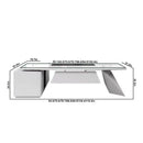Turing · White L-Shaped Executive Desk