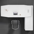 Turing · White L-Shaped Executive Desk