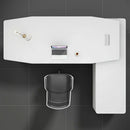 Turing · White L-Shaped Executive Desk