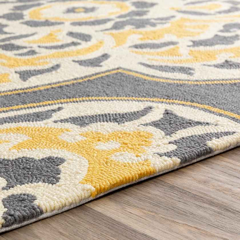 Lashburn Global Bright Yellow Area Rug