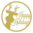 Rain Deer Happy Happy Holidays