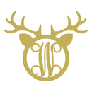 Rain Deer Swirl Monogram