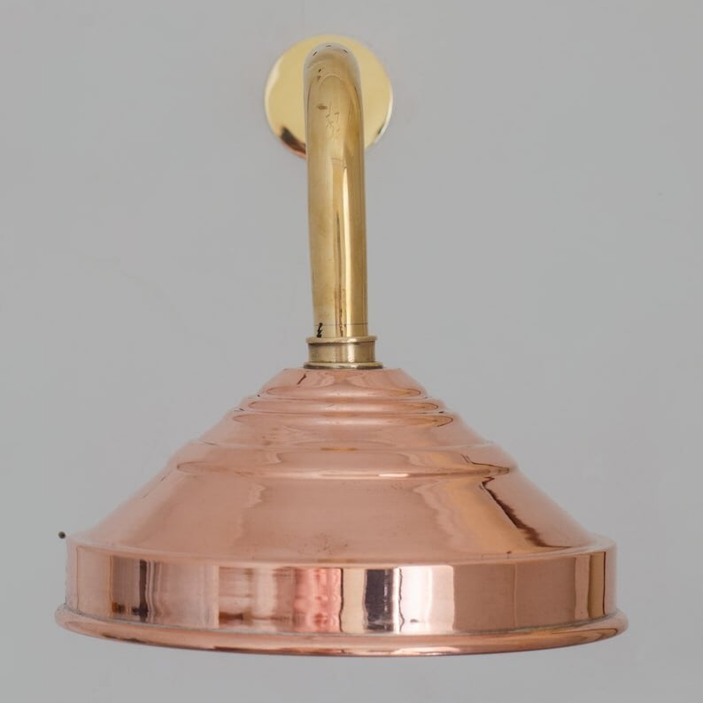 Rain Shower Head, Copper Showerhead, Large Round Showerhead, Works Outdoor