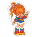 Rainbow Brite Inspired Sticker