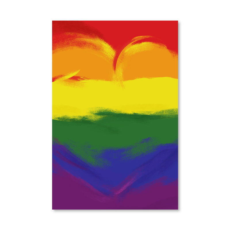 Rainbow Composition Canvas