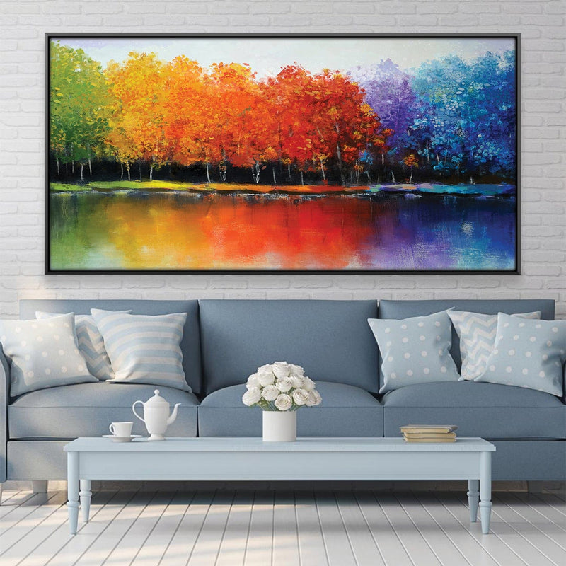 Rainbow Forest Canvas