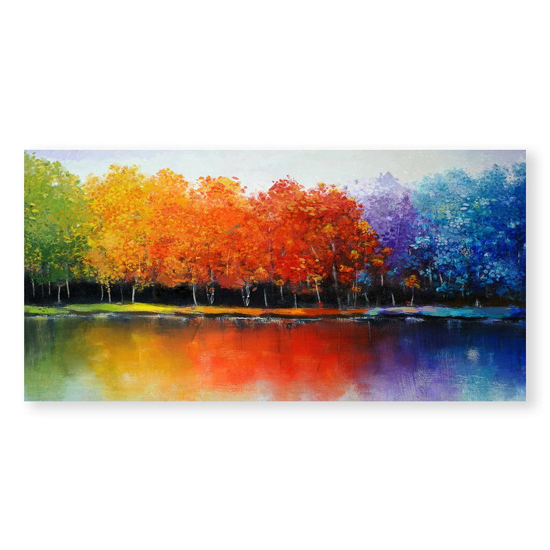 Rainbow Forest Canvas