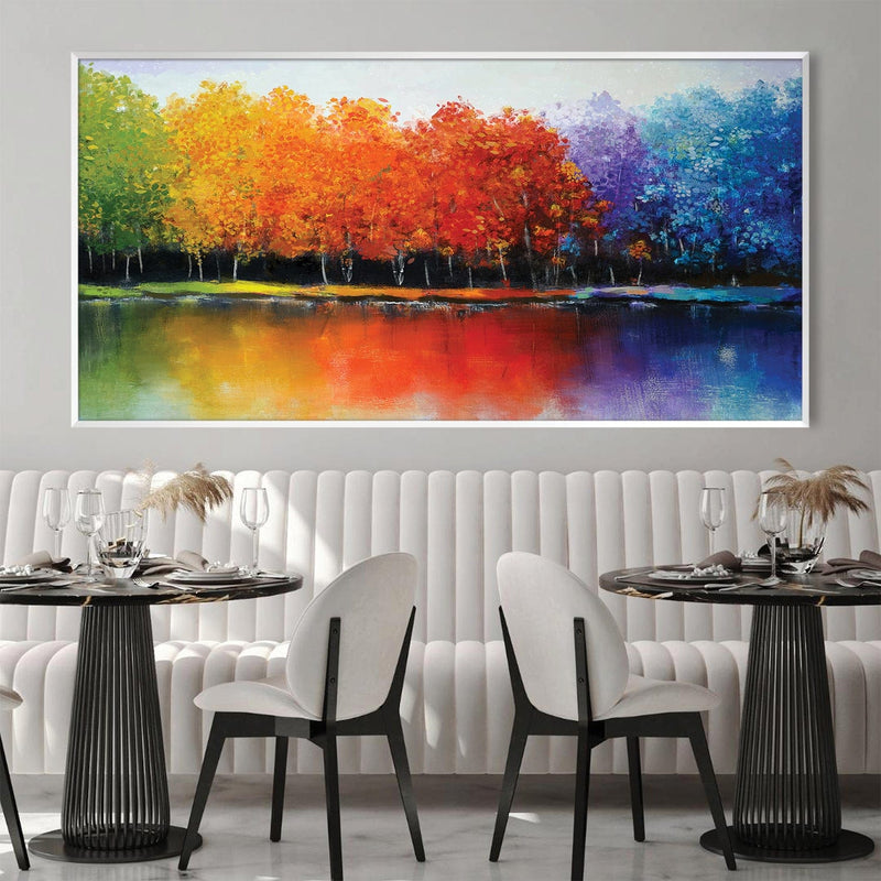 Rainbow Forest Canvas