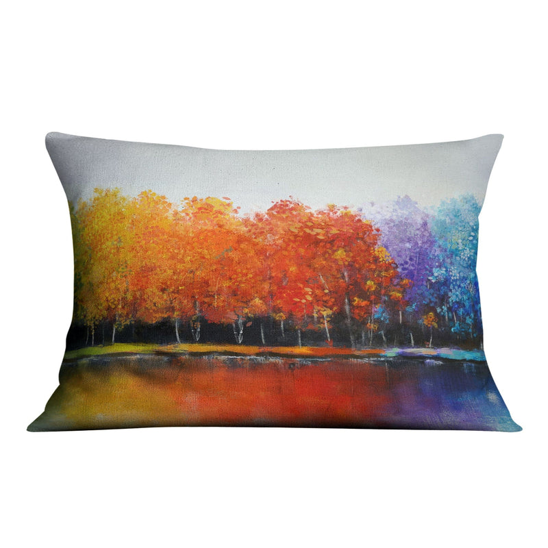 Rainbow Forest Cushion