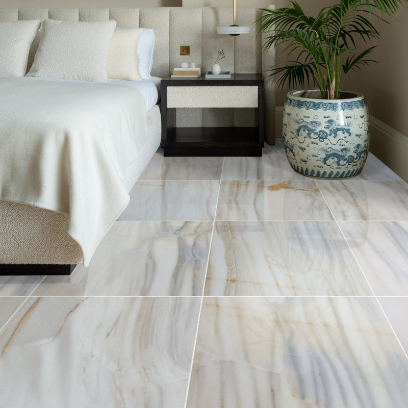 Rainbow Gold Marble Polished Floor and Wall Tile