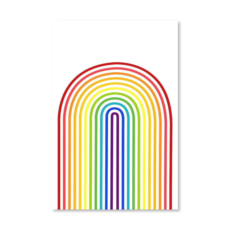 Rainbow Minimalism Canvas