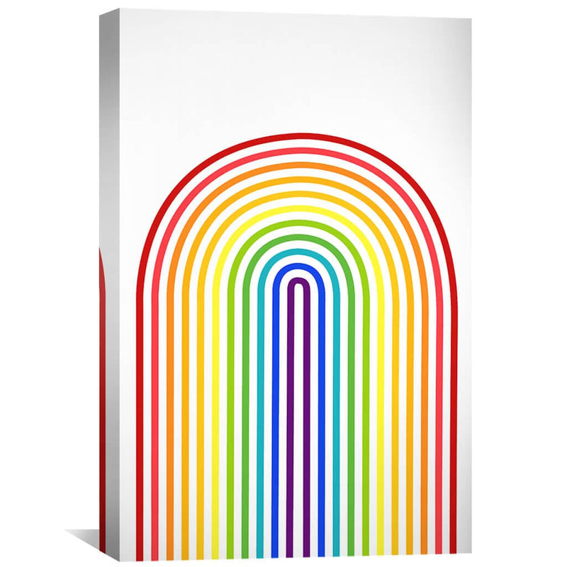 Rainbow Minimalism Canvas