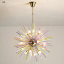 GobekUsa Dandelion Chandelier Lighting - Nordic Sphere Rainbow Pendant Light, Personalized Creative Design