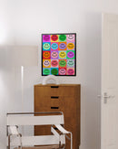 Multi colored smileys