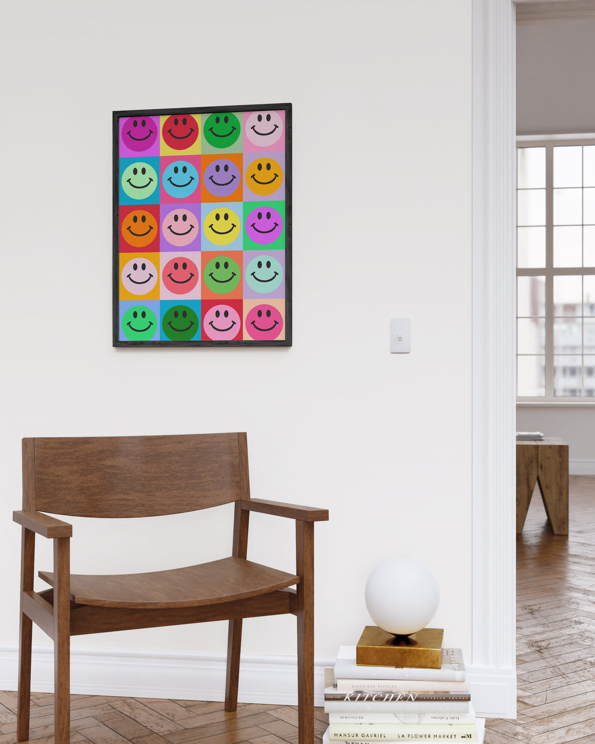 Multi colored smileys, photo 2 of 4