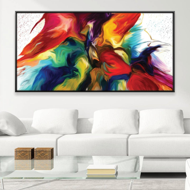 Rainbow Splash Canvas