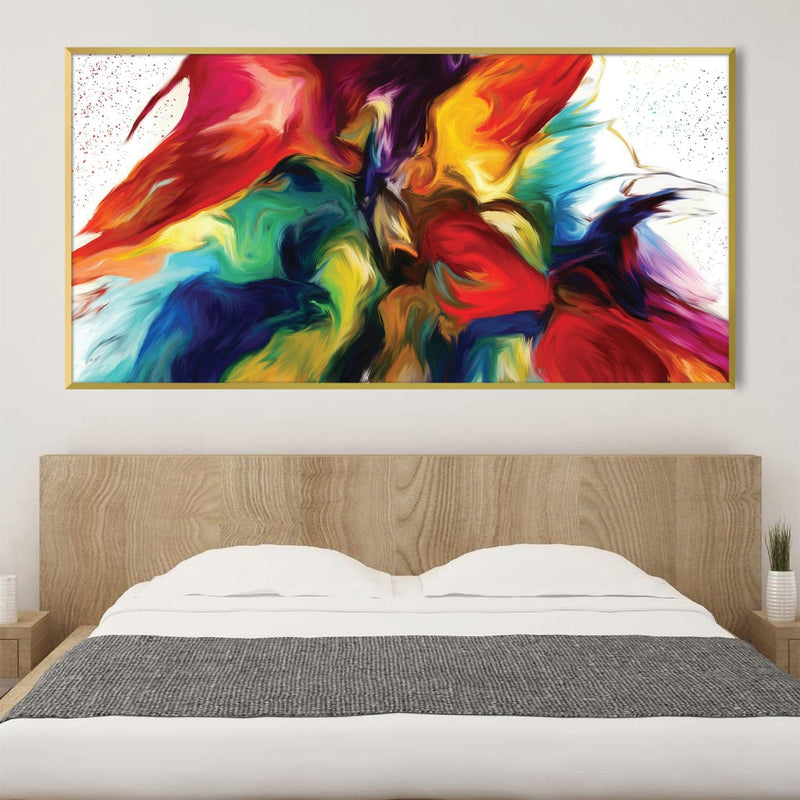 Rainbow Splash Canvas