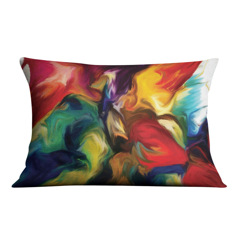 Rainbow Splash Cushion