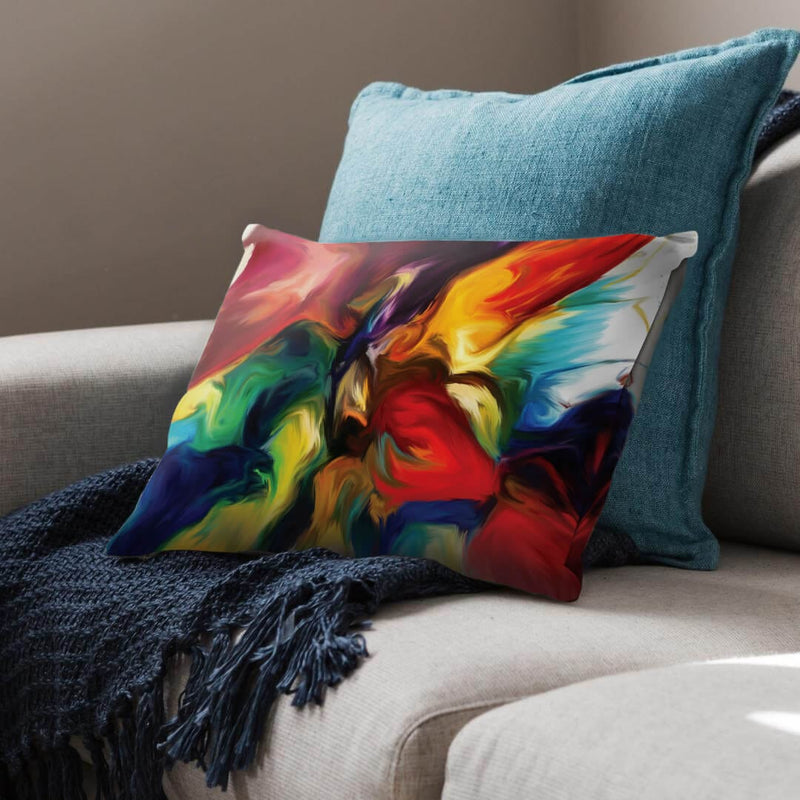 Rainbow Splash Cushion