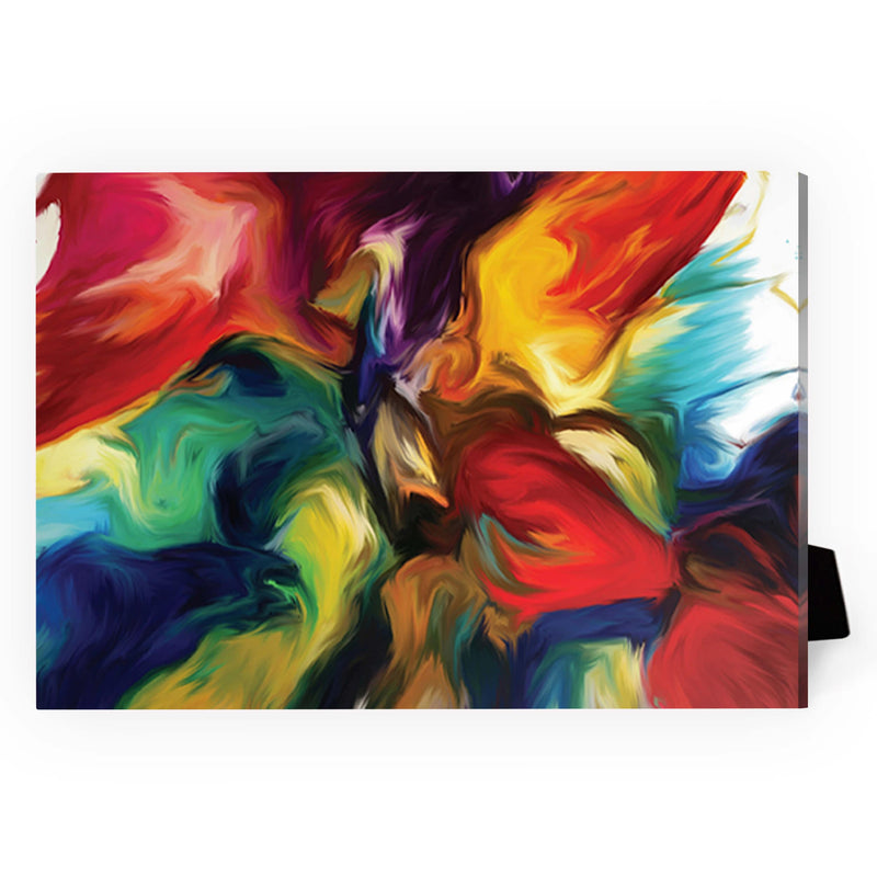 Rainbow Splash Desktop Canvas