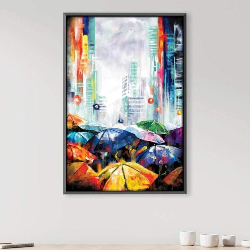 Rainy City Canvas