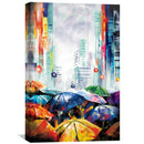 Rainy City Canvas