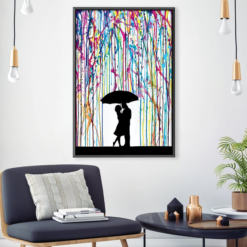 Rainy Paint Canvas