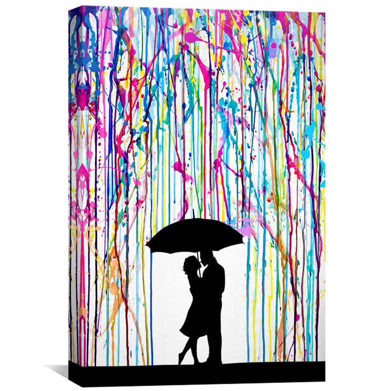 Rainy Paint Canvas