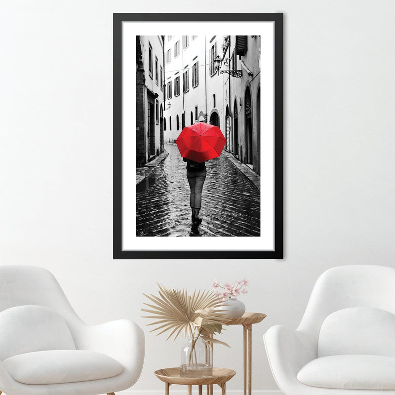 Rainy Walk Print