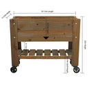 Raised Bed Planter Box on Casters
