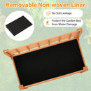 Raised Garden Bed with Trellis Wooden Elevated Planter Box with Legs by LJGDeals