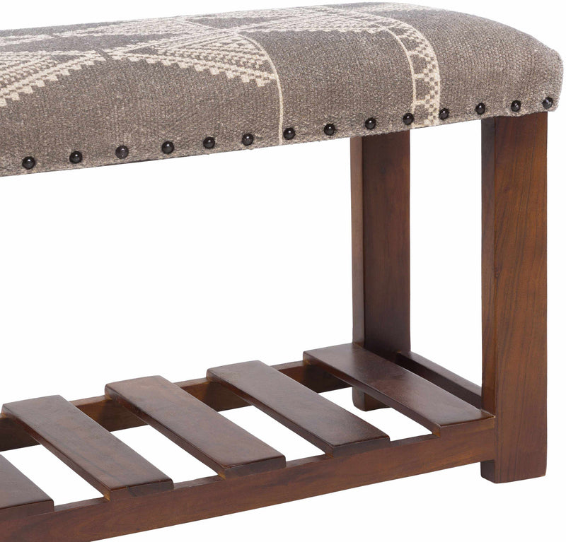 Lengau Medium Gray Bench