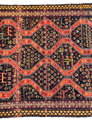 Rare Antique Handmade Caucasian Kazak Rug 4’ x 9’