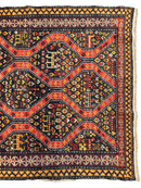 Rare Antique Handmade Caucasian Kazak Rug 4’ x 9’