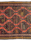 Rare Antique Handmade Caucasian Kazak Rug 4’ x 9’