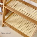 GobekUsa Rattan 2-Tier Desktop Organizer Shelf