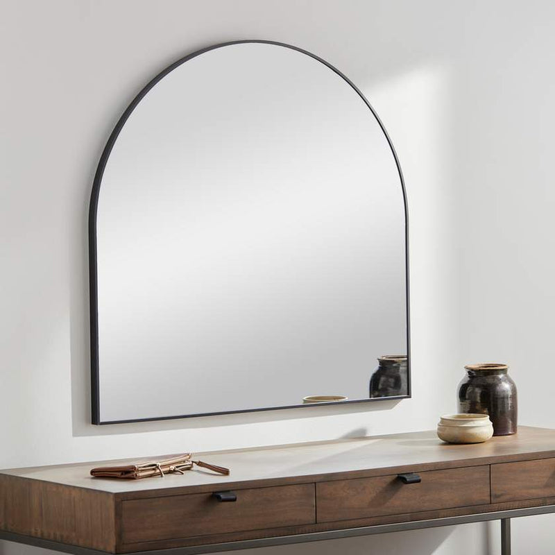 Yumi Modern Black Wall Mirror