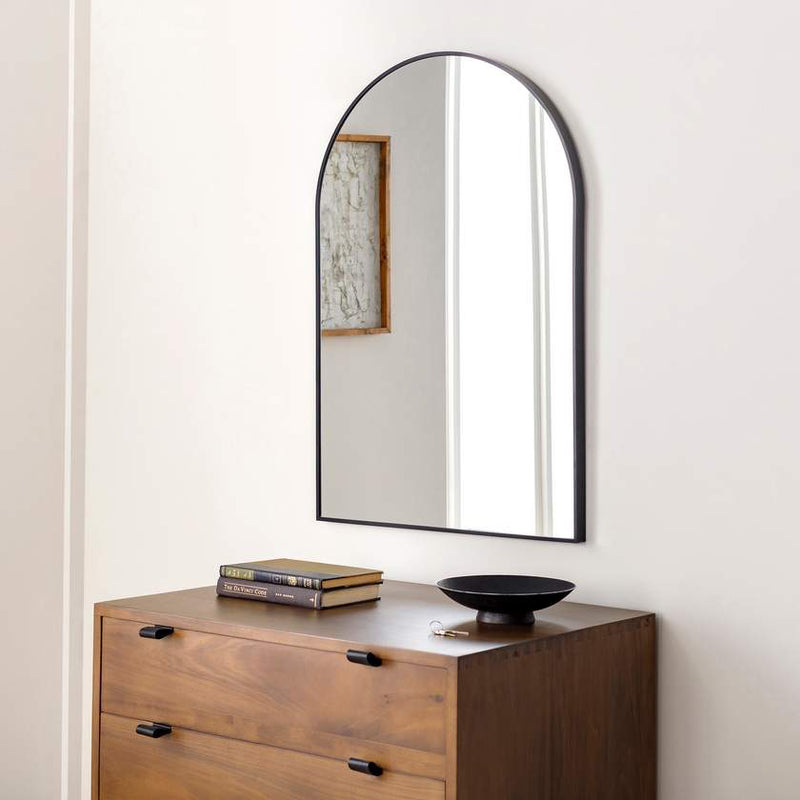 Yumi Modern Black Wall Mirror