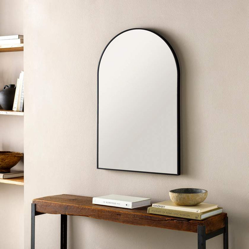 Yumi Modern Black Wall Mirror