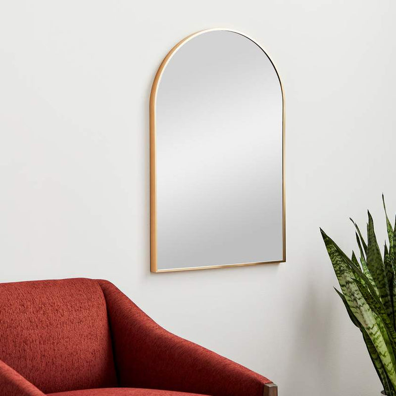 Yumi Modern Gold Wall Mirror