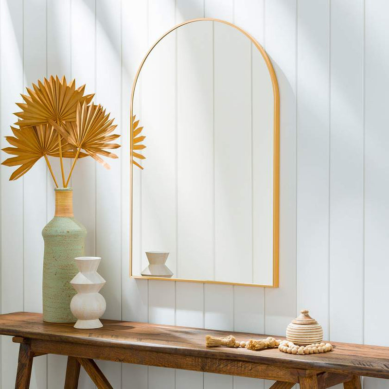 Yumi Modern Gold Wall Mirror