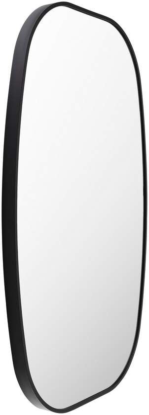 Stephannie Modern Black Wall Mirror