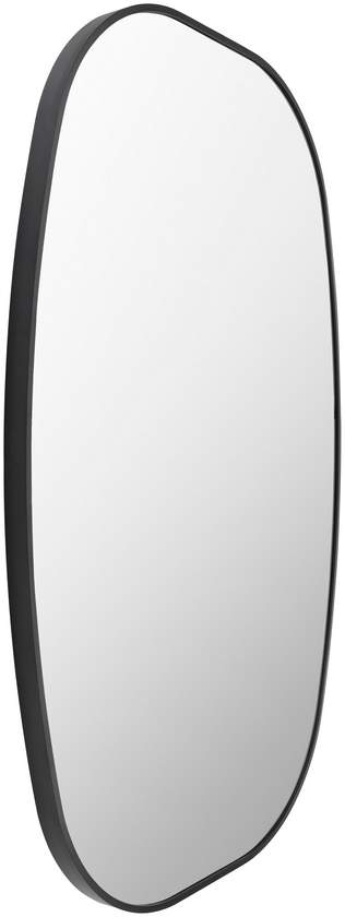 Stephannie Modern Black Wall Mirror