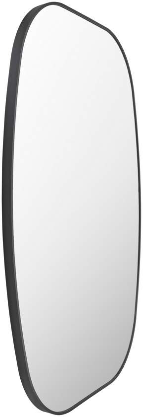 Stephannie Modern Black Wall Mirror