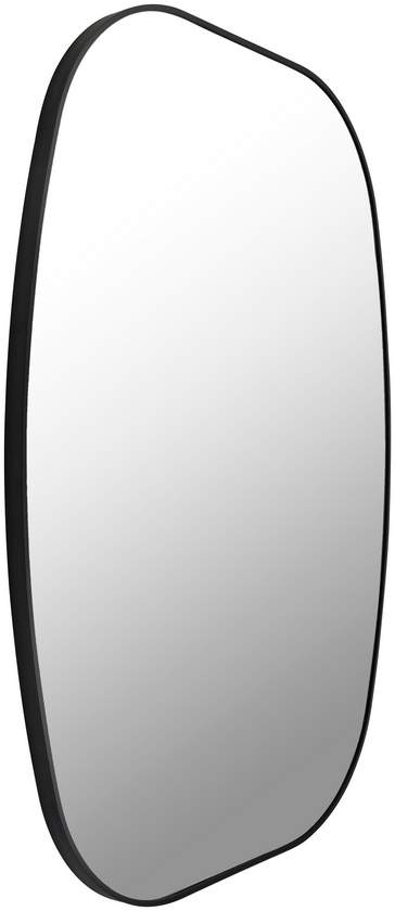 Stephannie Modern Black Wall Mirror