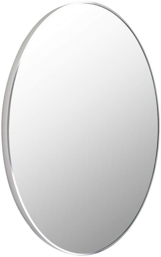 Jarron Modern Metallic Silver Wall Mirror